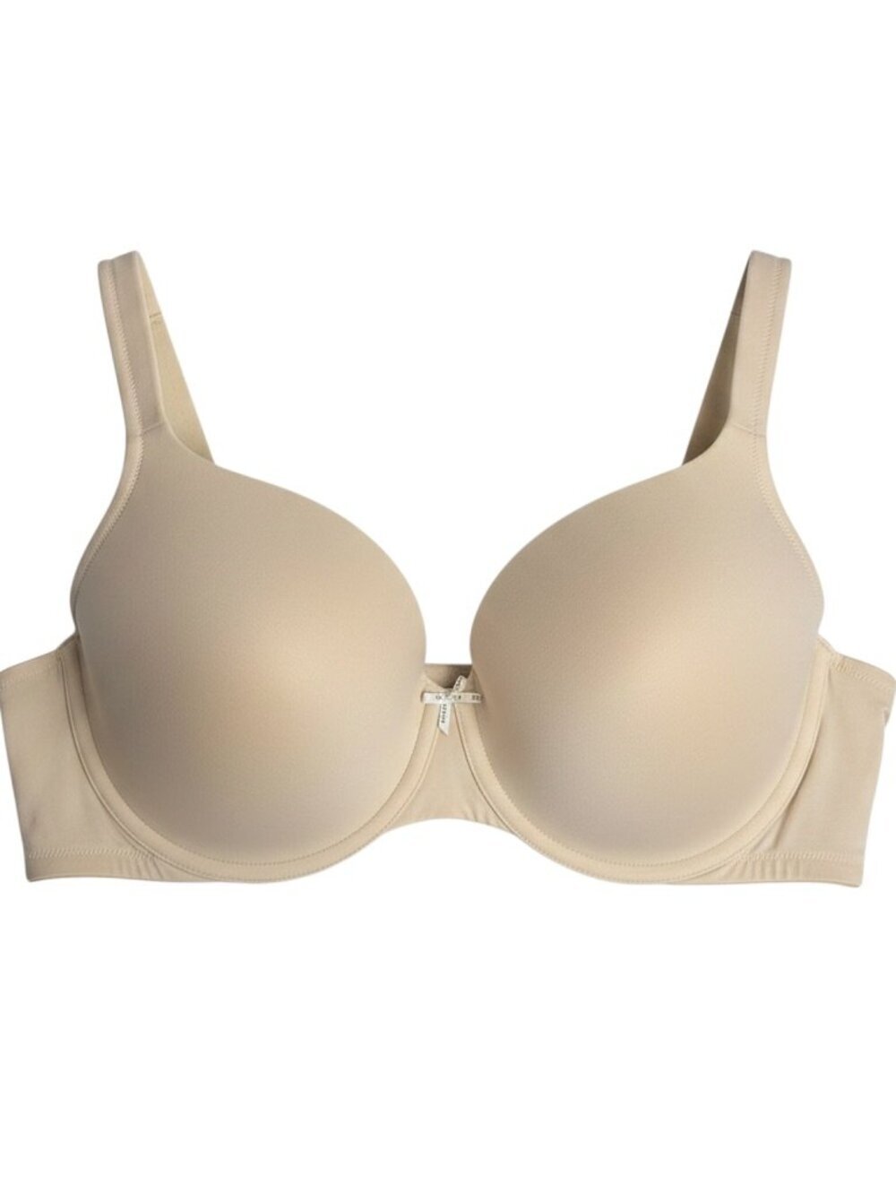 Cacique Bra Size 44D Lightly Lined Full Coverage Nude Tan Underwire Soft